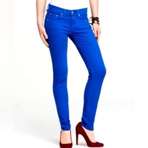 Rag and Bone Royal Blue Skinny Stretch Jeans Size 32